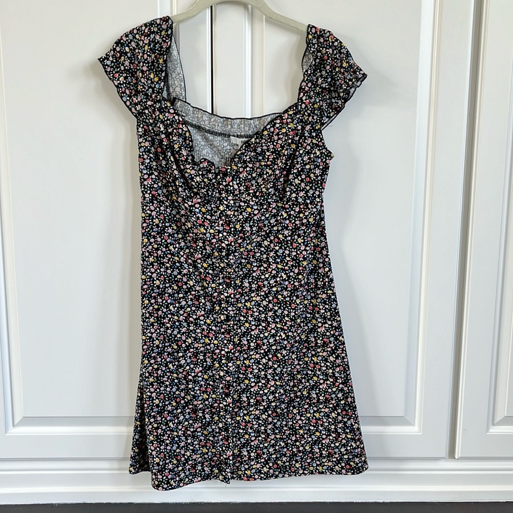 BP. Floral mini dress